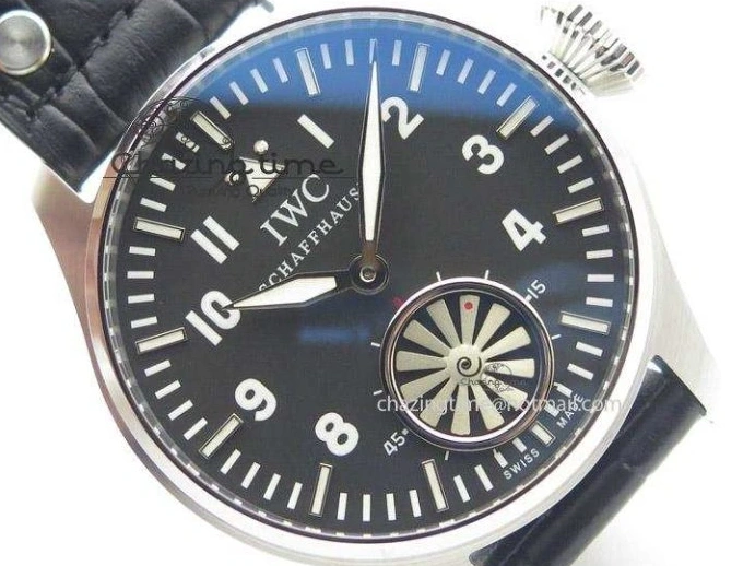 MIROTIME 0428 Breathable Big Pilot “Markus Buhler” IW5003 Turbine Movement V6F Best Edition On Leather Strap A 7334